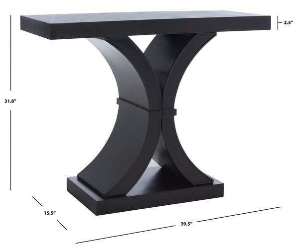 Safavieh Dryden Console - Black | Console Tables | Modishstore - 4