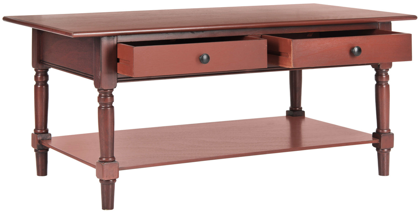 Safavieh Boris 2 Drawer Coffee Table | Coffee Tables | Modishstore - 19