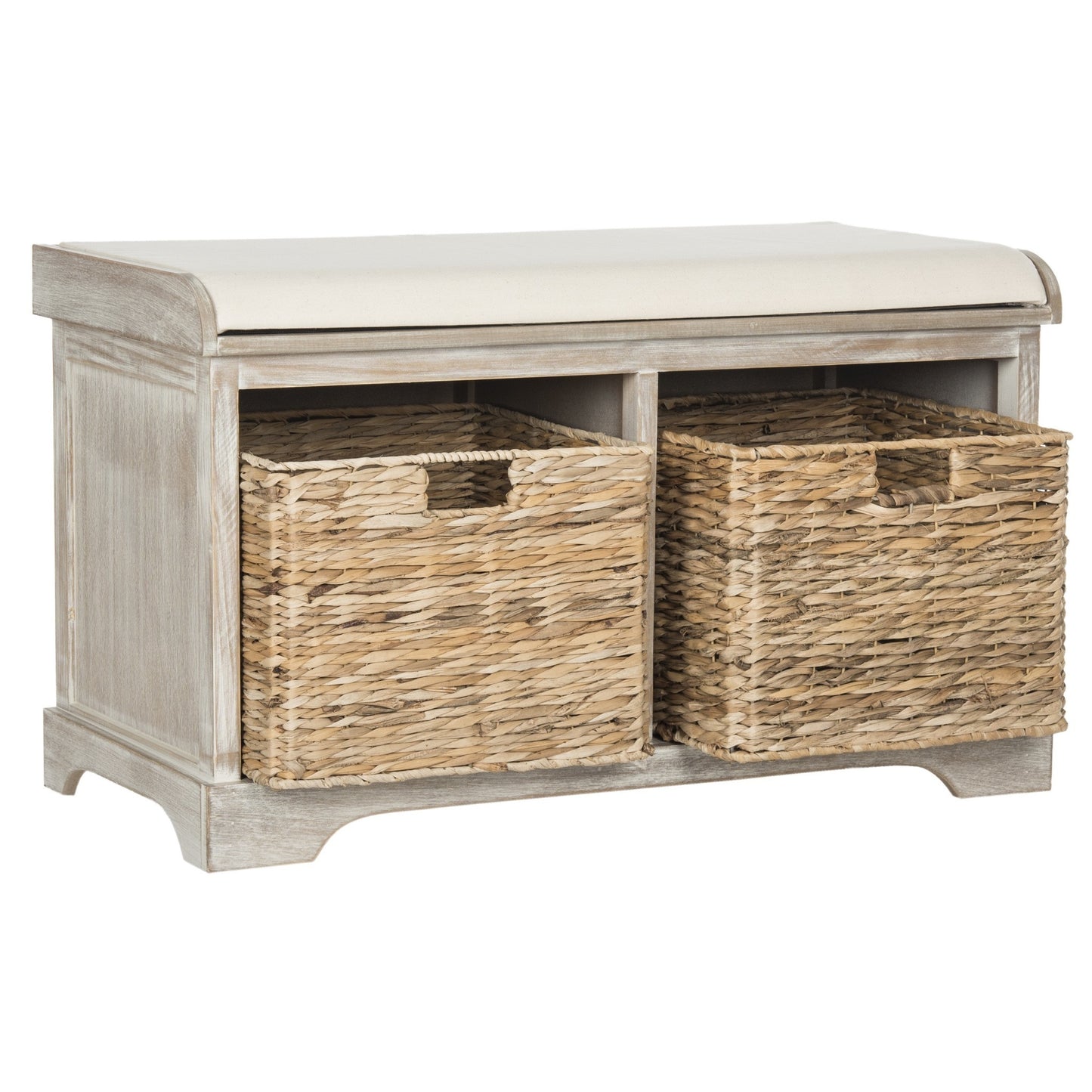 Safavieh Freddy Wicker Storage Bench | Benches | Modishstore - 17