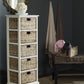 Safavieh Vedette 5 Wicker Basket Storage Tower | Cabinets |  Modishstore  - 3
