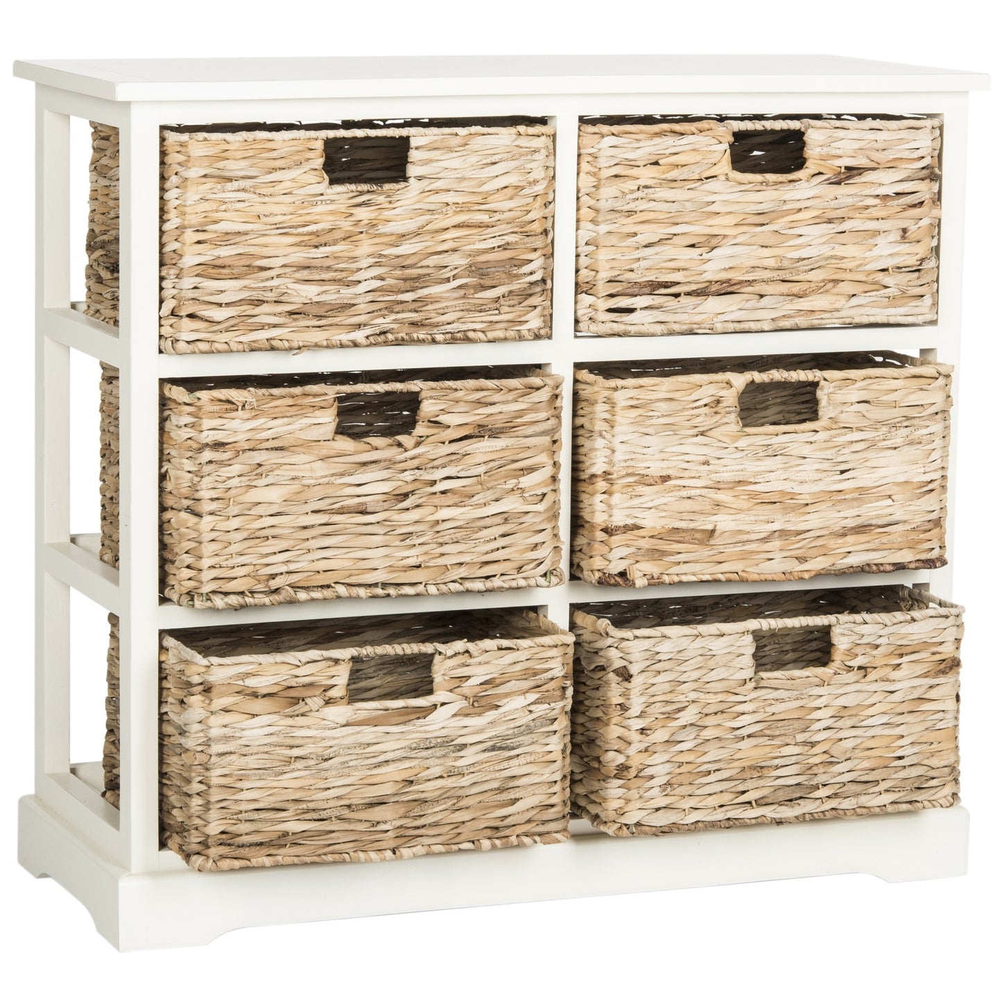 Safavieh Keenan 6 Wicker Basket Storage Chest | Cabinets |  Modishstore  - 10