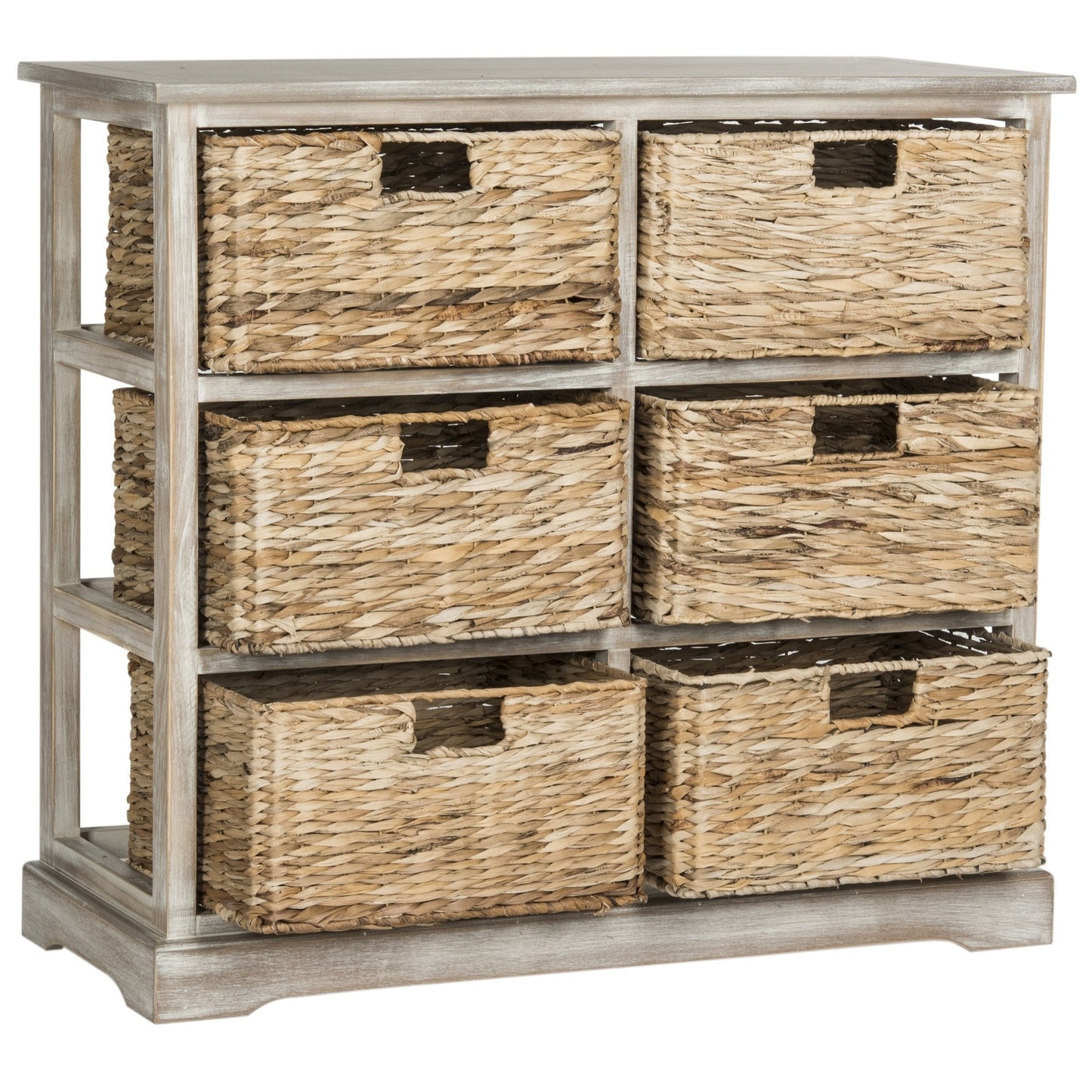 Safavieh Keenan 6 Wicker Basket Storage Chest | Cabinets | Modishstore - 18