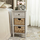 Safavieh Everly Drawer Side Table | Side Tables |  Modishstore  - 3