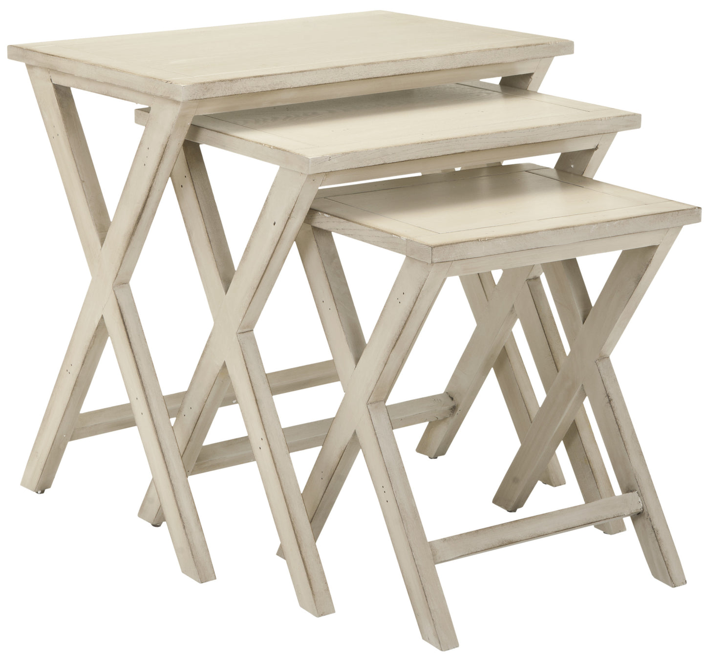 Safavieh Maryann Stacking Tray Tables | Nesting Tables | Modishstore - 5