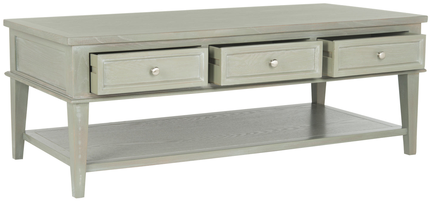 Safavieh Manelin Coffee Table With Storage Drawers | Coffee Tables | Modishstore - 9