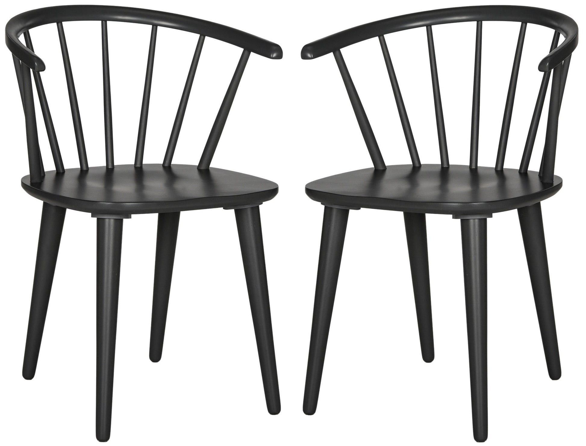 Safavieh Blanchard Curved Spindle Side Chair | Dining Chairs | Modishstore - 10
