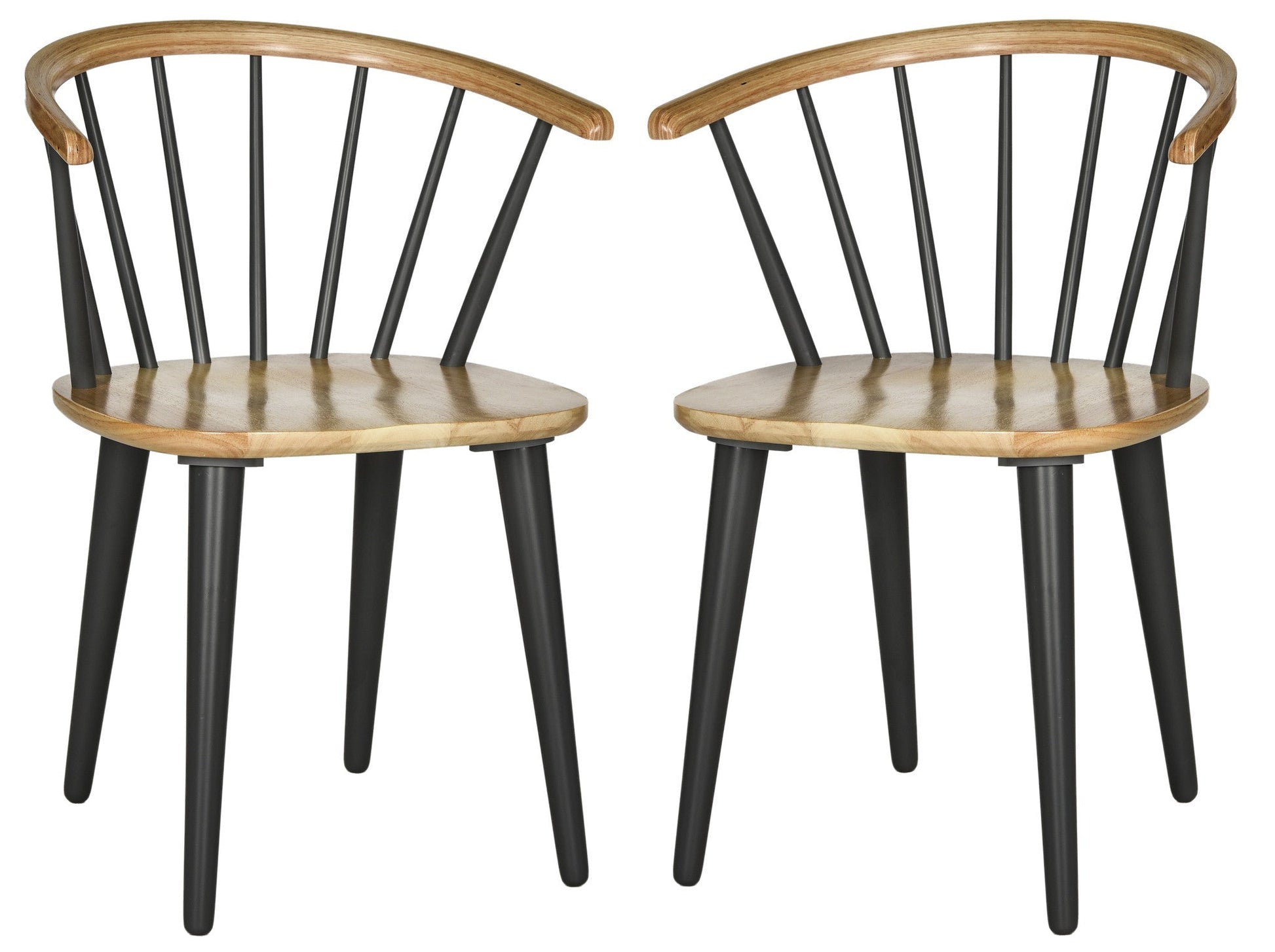 Safavieh Blanchard Curved Spindle Side Chair | Dining Chairs | Modishstore - 11