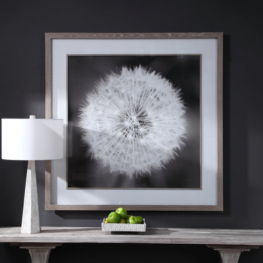 Uttermost Dandelion Seedhead Framed Print | Modishstore | Frames