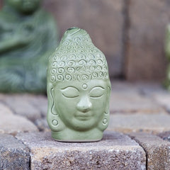 Garden Age Supply Buddha Head Candle Lantern Set of 4