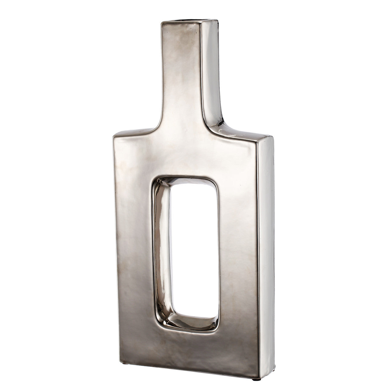 A&B Home Ceramic Keyhole Vase - Set Of 2 | Vases | Modishstore