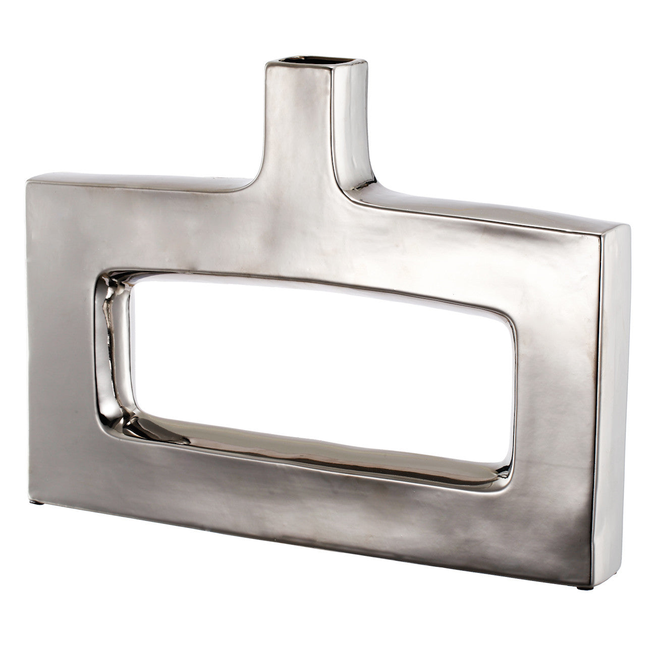 A&B Home Ceramic Keyhole Vase - Set Of 2 | Vases | Modishstore - 2