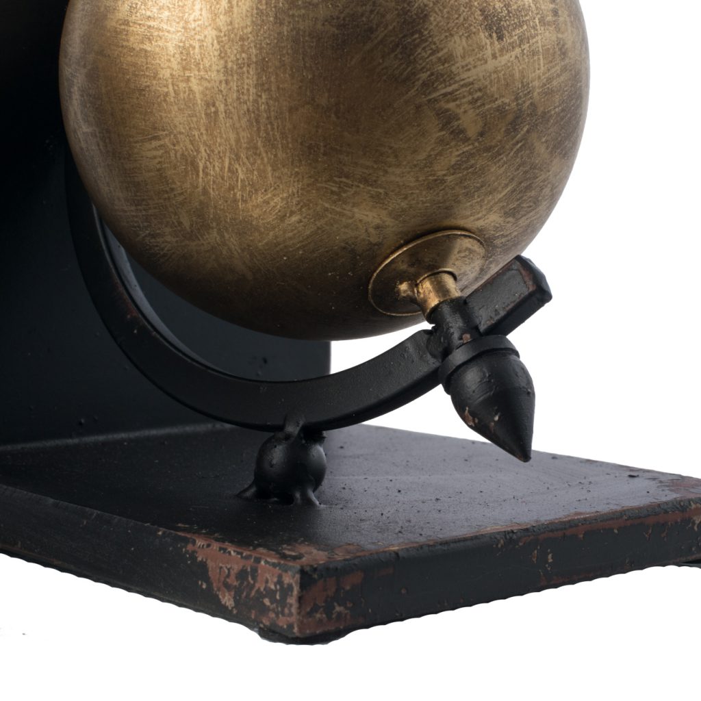 A&B Home Gold and Black Iron Bookends Set of 2 | Bookends | Modishstore - 4