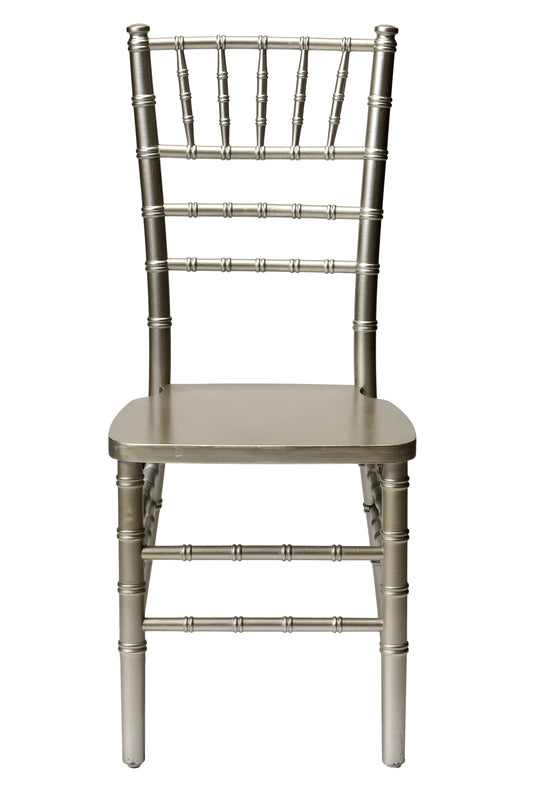 Set Of 2 Commerical Seating Products European Silver Wood Dining Chairs By Csp | Dining Chairs | Modishstore