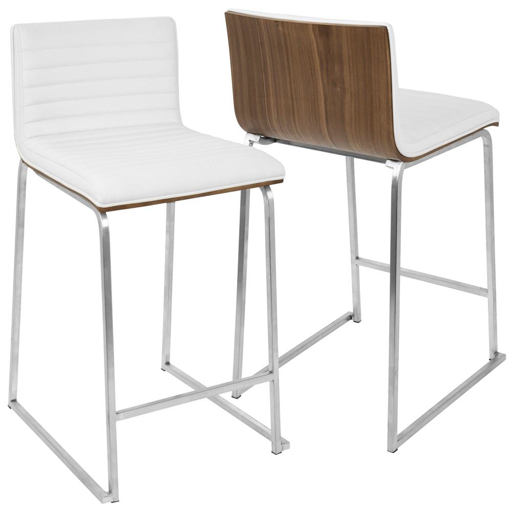 LumiSource Mara Counter Stool - Set of 2-18