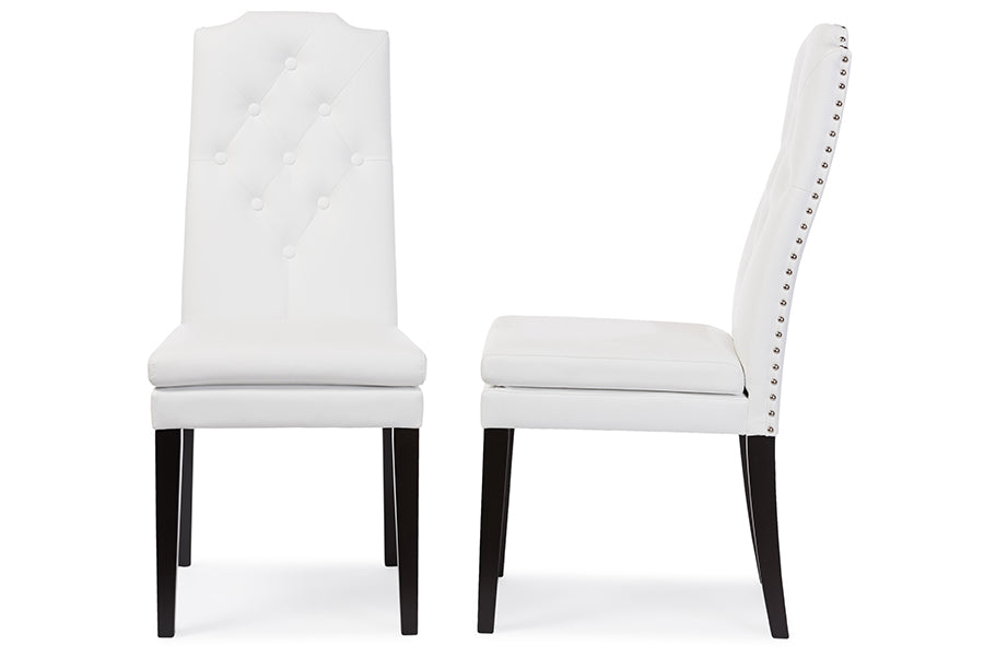 Baxton Studio Dylin Modern Trim Dining Chair (Set of 2) | Dining Chairs | Modishstore - 9