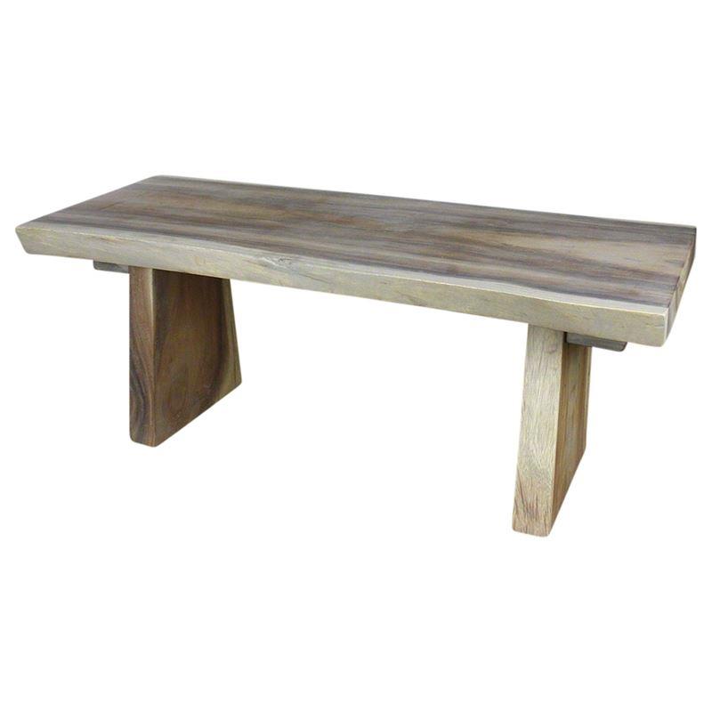 Haussmann Natural Edge Bench 48" H KD | Outdoor Stools & Benches | Modishstore-12