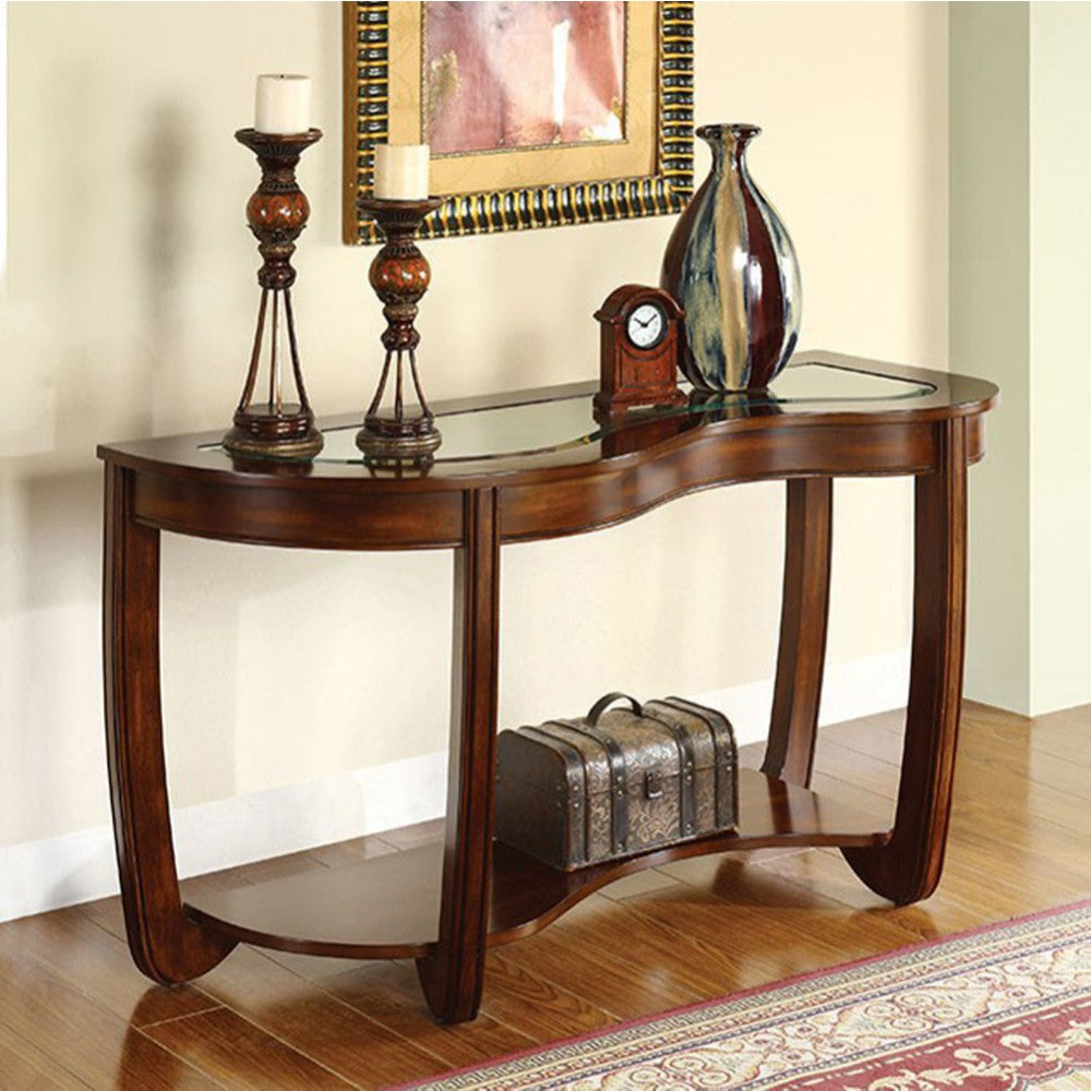 Crystal Falls Transitional Style Sofa Table By Benzara | Console Tables | Modishstore - 2