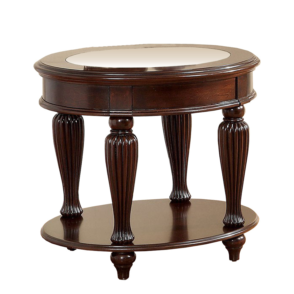 Centinel Traditional Style End Table By Benzara | Side Tables | Modishstore - 2