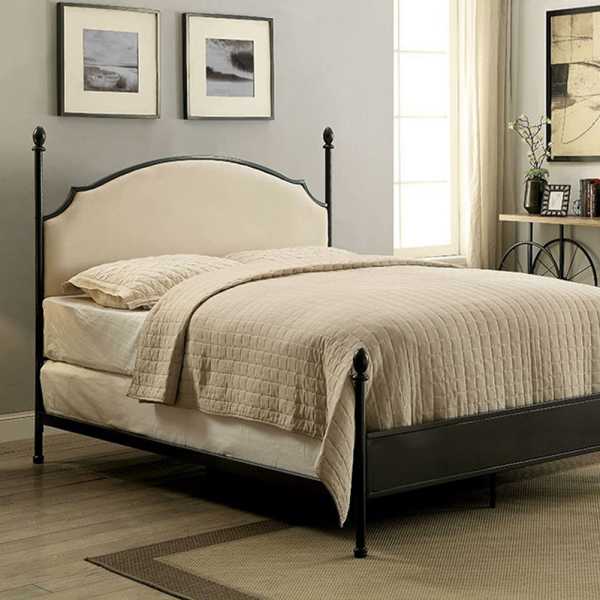 Transitional Full Size Bed With Ball Finials, Black By Benzara | Bedroom Sets | Modishstore - 2