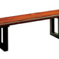Maddison Contemporary Style Bench , Tobacco Oak By Benzara | Benches | Modishstore - 4