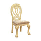 Wyndmere Traditional Side Chair, Cream Finish, Set Of 2  By Benzara | Armchairs |  Modishstore  - 3