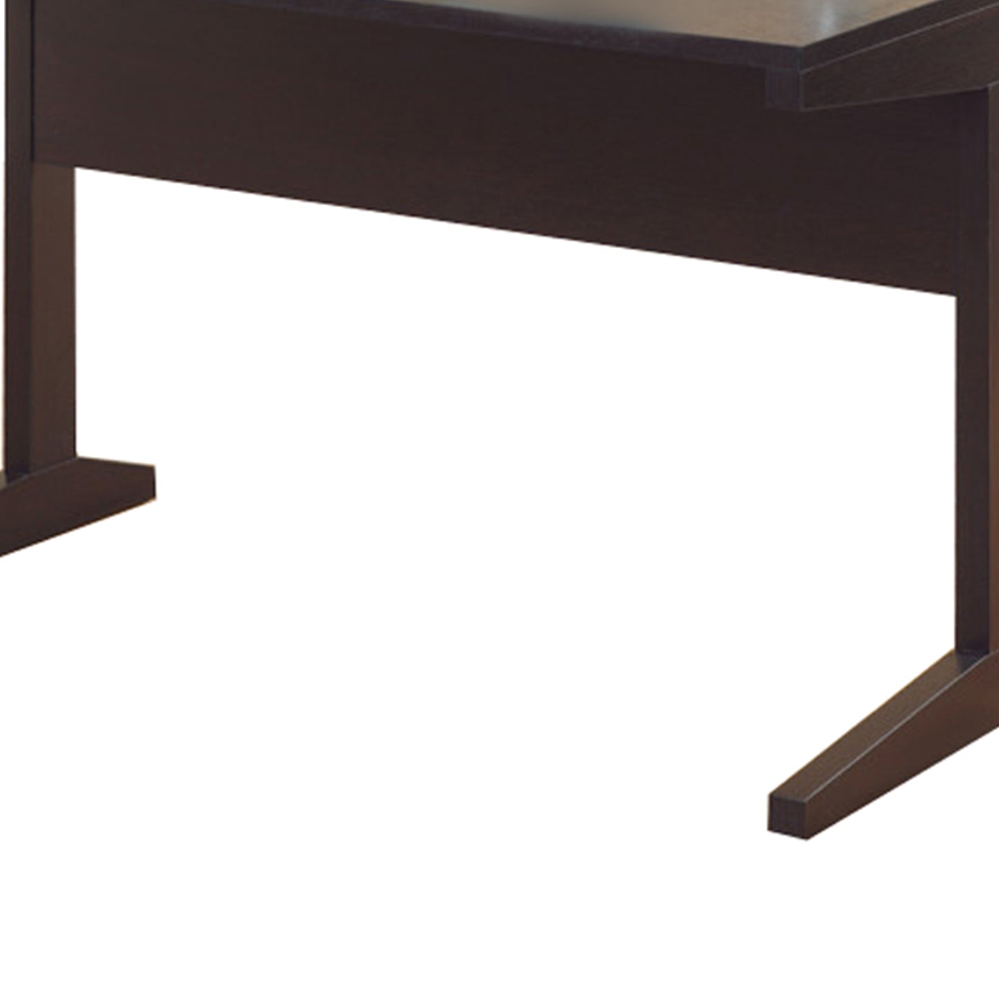 Well-Designed All Around Dark Brown Finish Desk. By Benzara | Desks | Modishstore - 6
