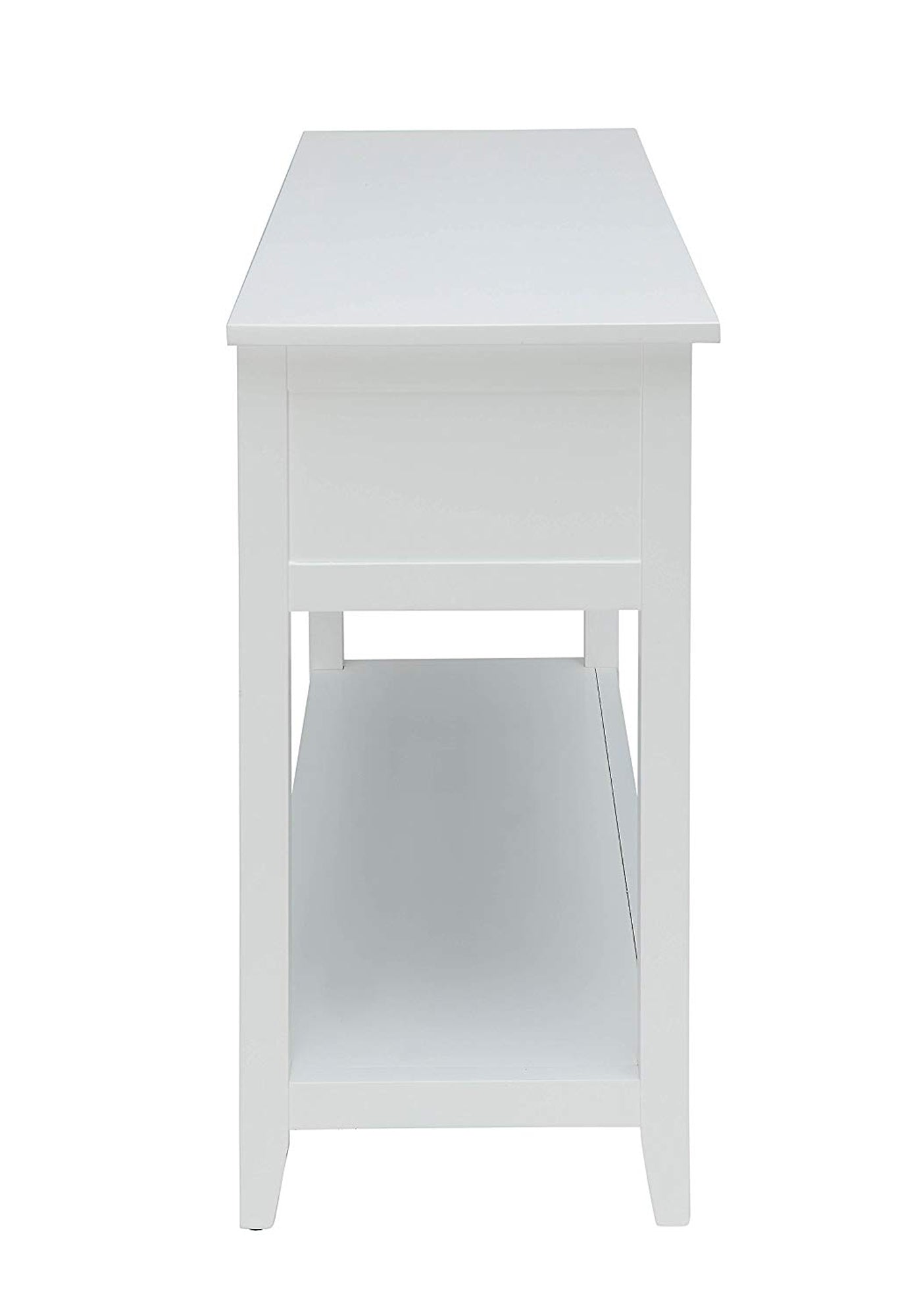 Flavius Console Table With 2 Drawers, White By Benzara | Console Tables | Modishstore - 3