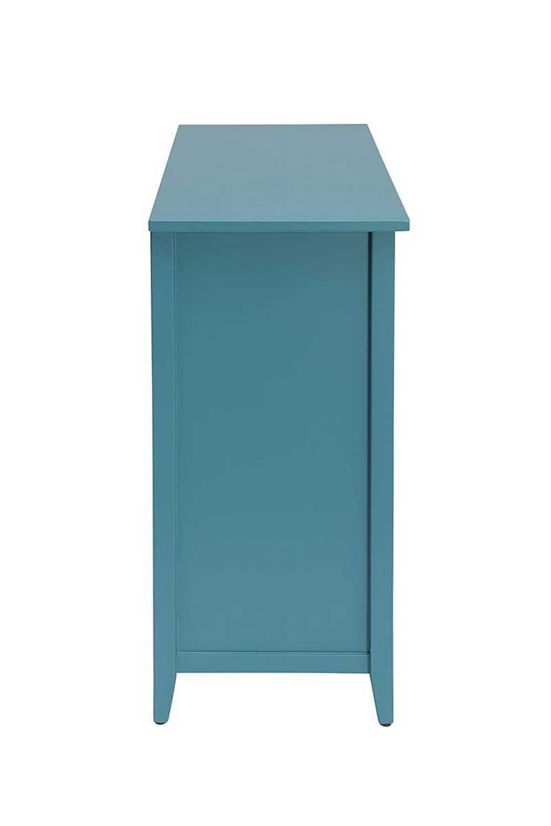 Flavius Console Table With 6 Drawers, Blue By Benzara | Console Tables | Modishstore - 4