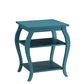 Becci End Table, Teal  By Benzara | Side Tables |  Modishstore 
