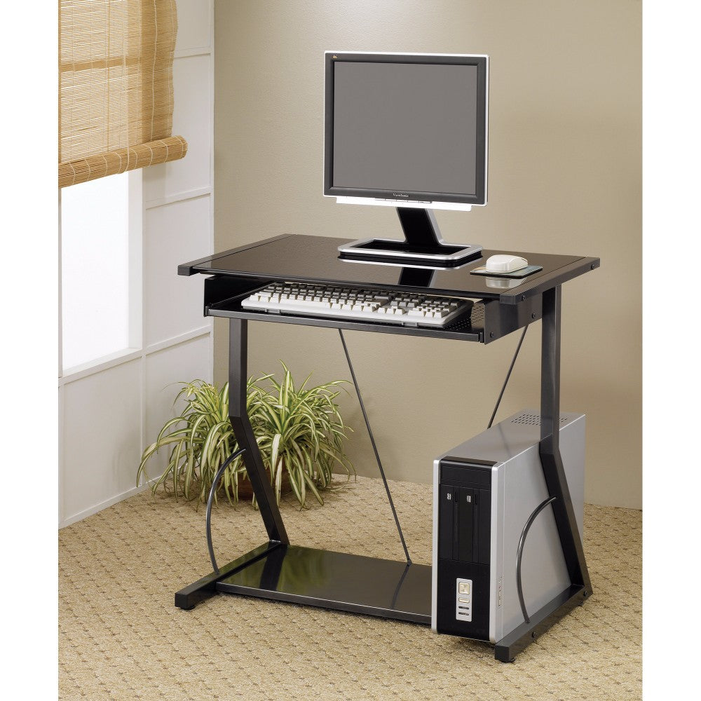 Appealing Well Designed Black Computer Desk By Benzara | Desks | Modishstore
