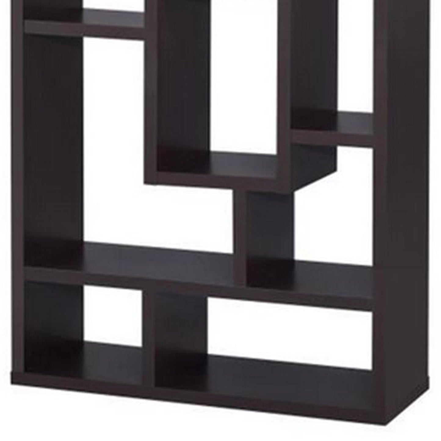 Aesthetic Fine Looking Rectangular Bookcase, Brown By Benzara | Bookcases | Modishstore - 5