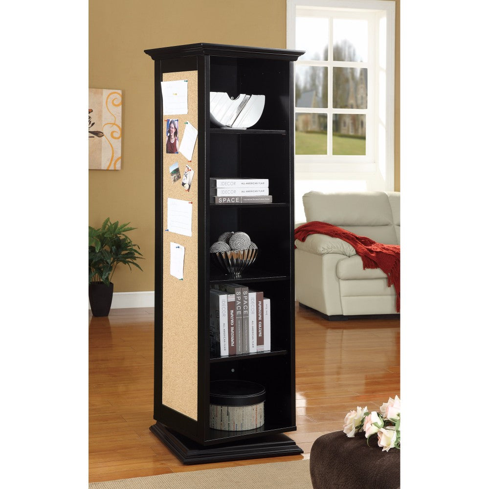 Traditional Style Wooden Accent Cabinet, Black By Benzara | Cabinets | Modishstore