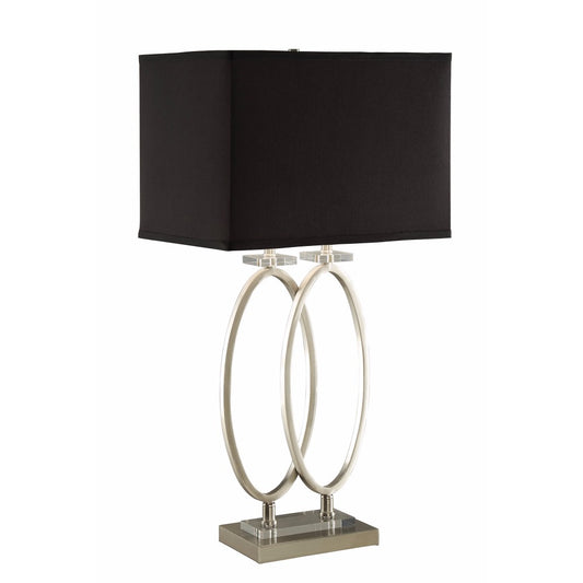 Well Designed Table Lamp With Aesthetic Base, Black And Gold` By Benzara | Table Lamps |  Modishstore 