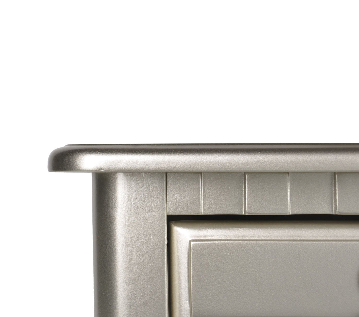 Commodious Vanity Set Featuring Stool And Mirror Silver By Benzara | Bedroom Sets | Modishstore - 8