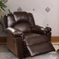 Bonded Leather Rocker/Recliner, Brown  By Benzara | Chairs & Recliners |  Modishstore  - 2