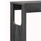 Transitional Style Wooden Bar Table With 3 Tier Side Shelves, Gray By Benzara | Bar Stools & Tables | Modishstore - 4