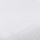 Full Size Mattress With Patterned Fabric Upholstery, White By Benzara | Mattresses |  Modishstore  - 3