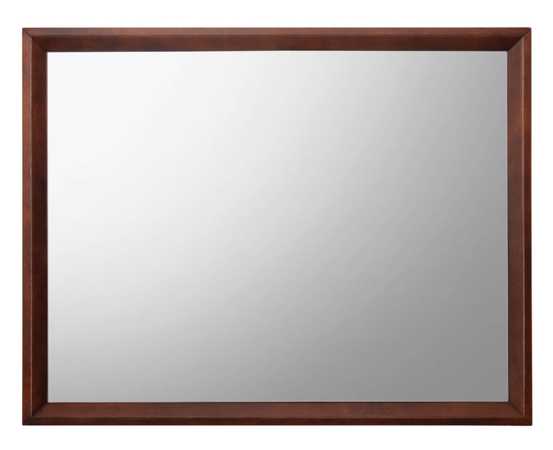 Rectangular Shape Wooden Frame With Mirror Encasing, Brown And Silver By Benzara | Mirrors |  Modishstore 