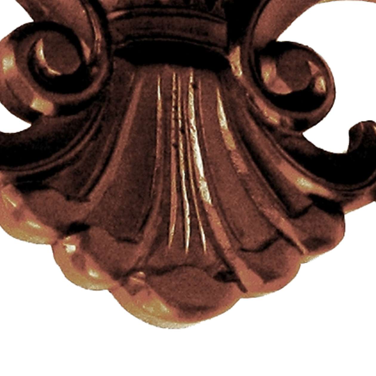 Hand Carved Wooden Wall Shelf With Floral Design Display, Brown By Benzara | Shelves & Shelving Units | Modishstore - 5