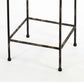 Scrolled Metal Frame Plant Stand With Square Top, Large, Black By Benzara | Side Tables |  Modishstore  - 3