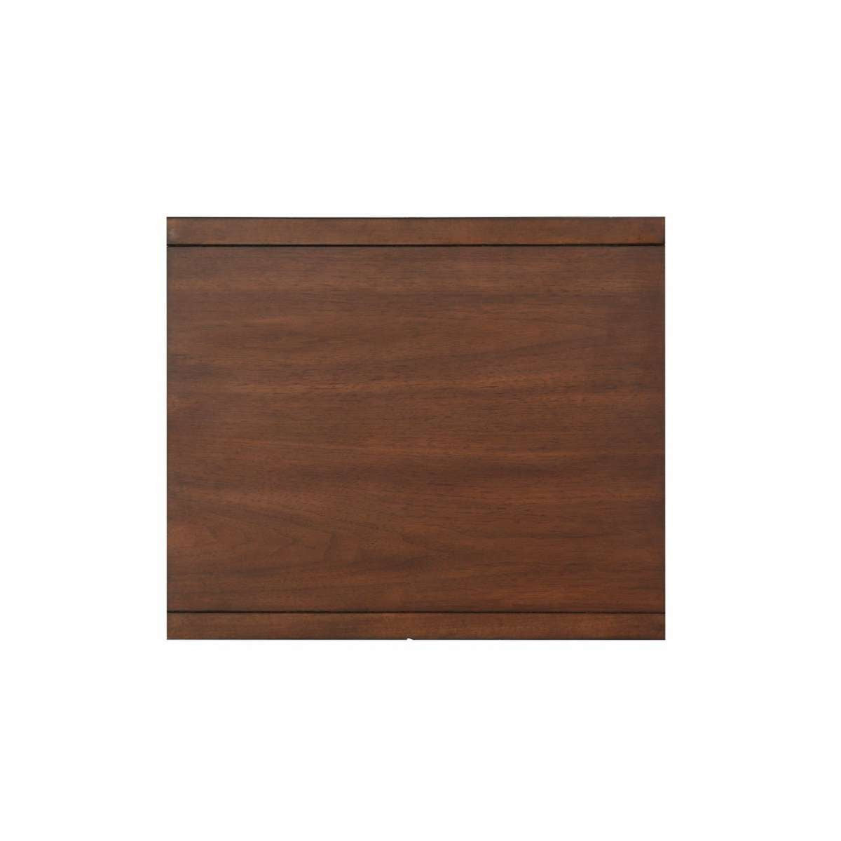 1 Drawer Wooden End Table With Splayed Legs, Walnut Brown By Benzara | End Tables | Modishstore - 5