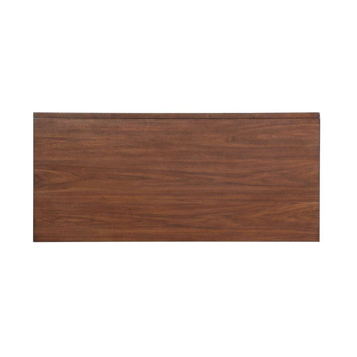 3 Drawer Wooden Writing Desk With Splayed Legs, Walnut Brown By Benzara | Desks |  Modishstore  - 3