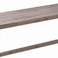 Farmhouse Wooden Dining Bench With Grain Details And Plank Top, Brown By Benzara | Benches | Modishstore - 2