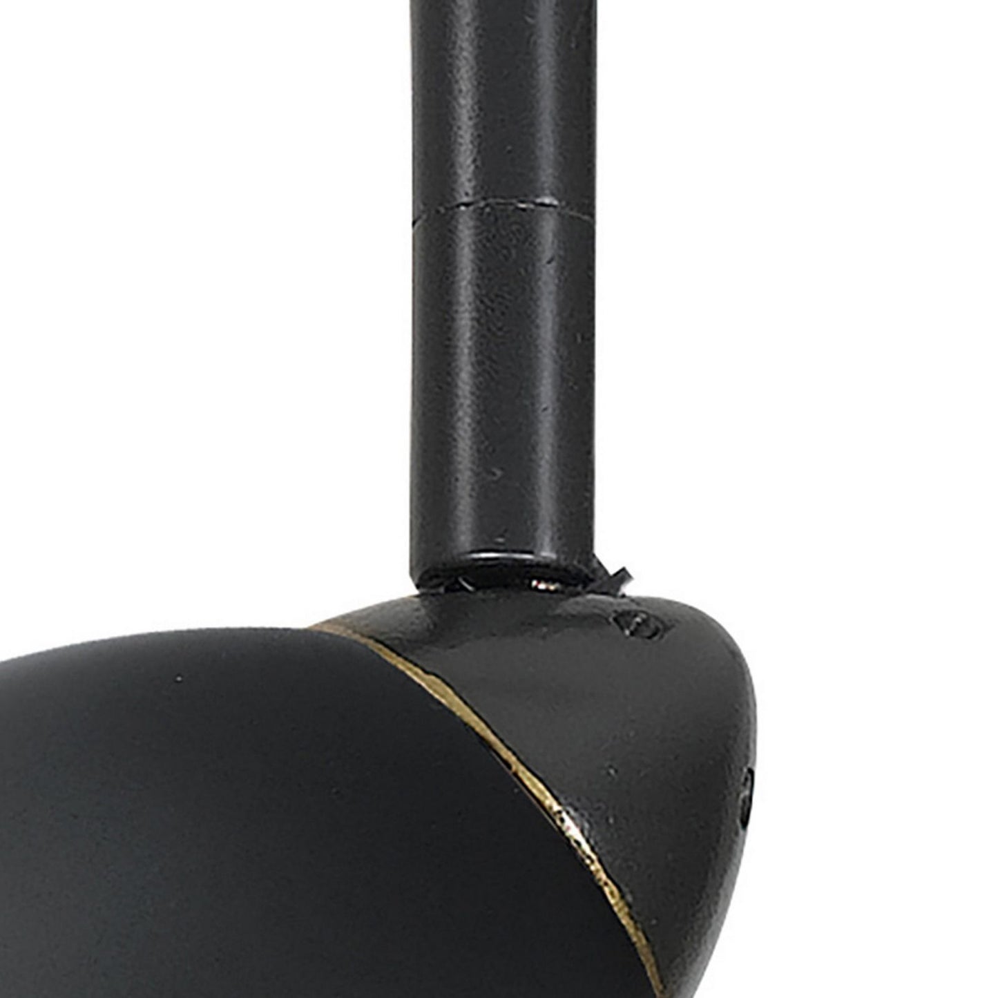 Round Metal Shade Track Light Head And Frame, Dark Bronze By Benzara | Track Lights | Modishstore - 5