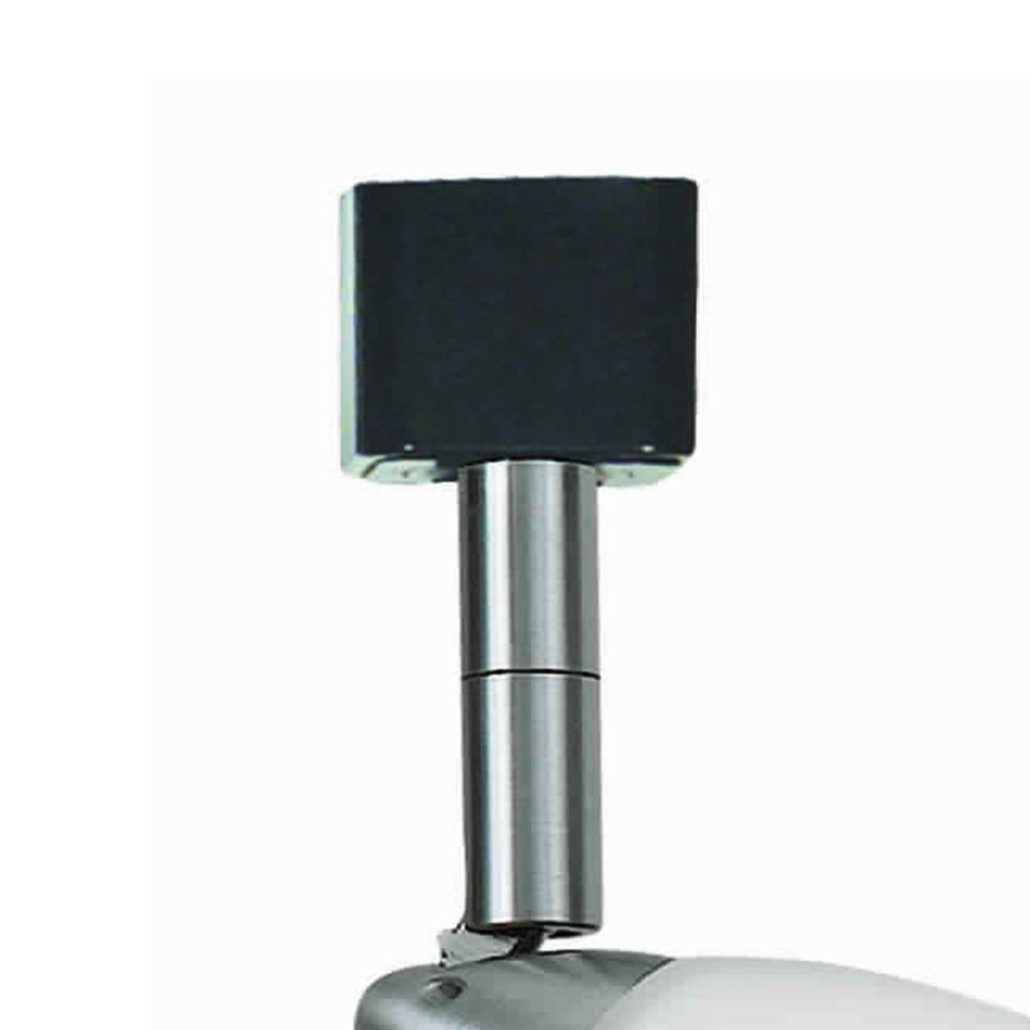 Metal Track Light With Interchangeable Round Glass Shade, Silver And White By Benzara | Track Lights | Modishstore - 5