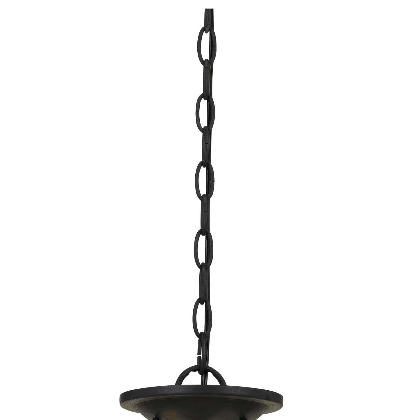 60 X 3 Watt Metal Frame Pendant With Hardwired Switch, Textured Gray By Benzara | Chandeliers | Modishstore - 5
