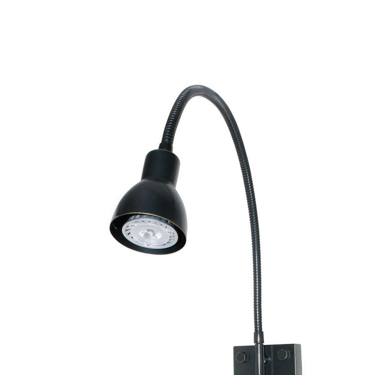 Metal Round Wall Reading Lamp With Plug In Switch, Black By Benzara | Wall Lamps | Modishstore - 5