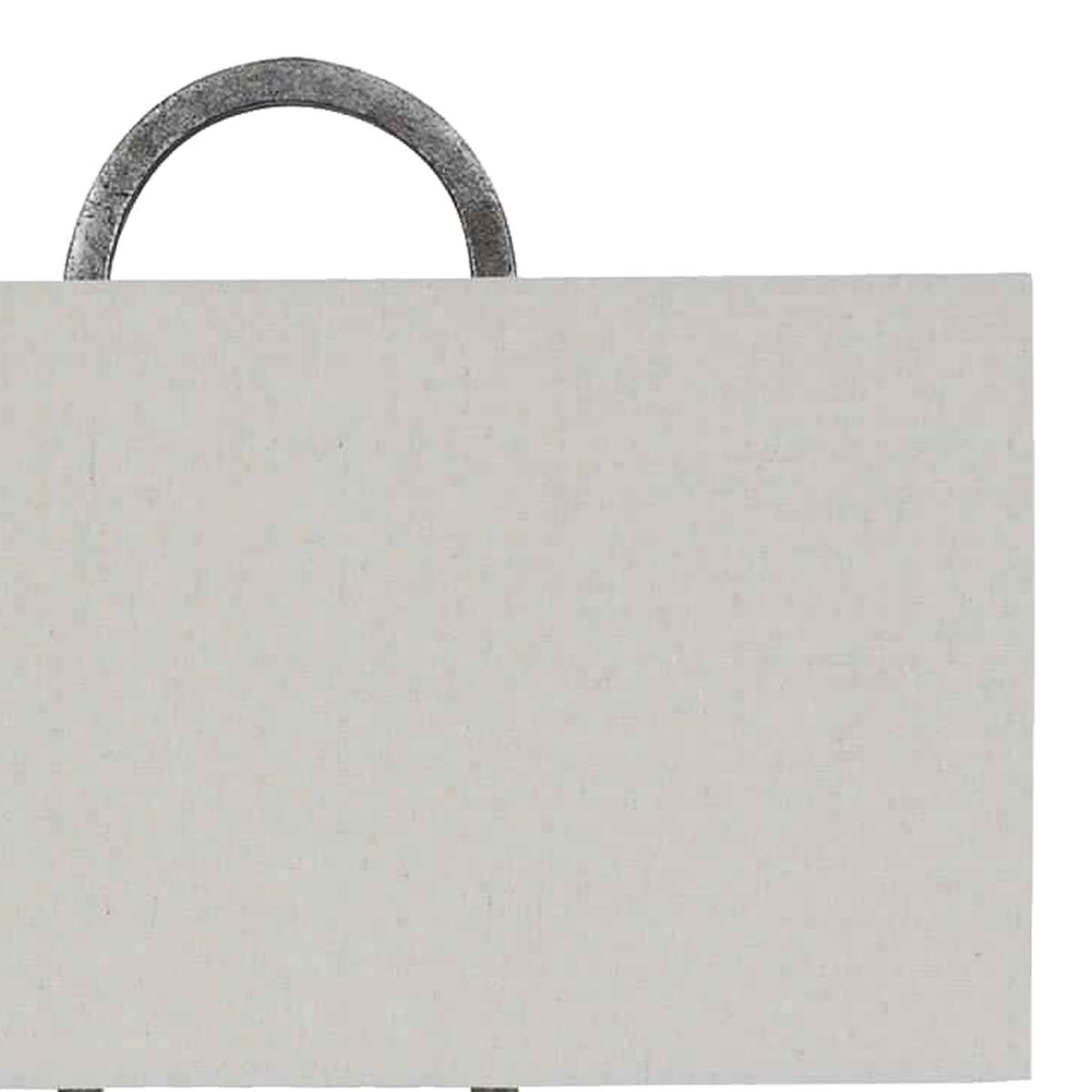 Open Capsule Metal Body Table Lamp With Fabric Drum Shade, Gray And White By Benzara | Table Lamps | Modishstore - 5