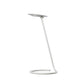 Desk Lamp With Pendulum Style And Flat Saucer Shade, White By Benzara | Table Lamps |  Modishstore 