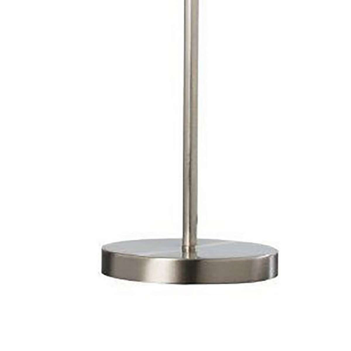 Desk Lamp With Adjustable Swing Metal Arm, Silver By Benzara | Table Lamps |  Modishstore  - 3